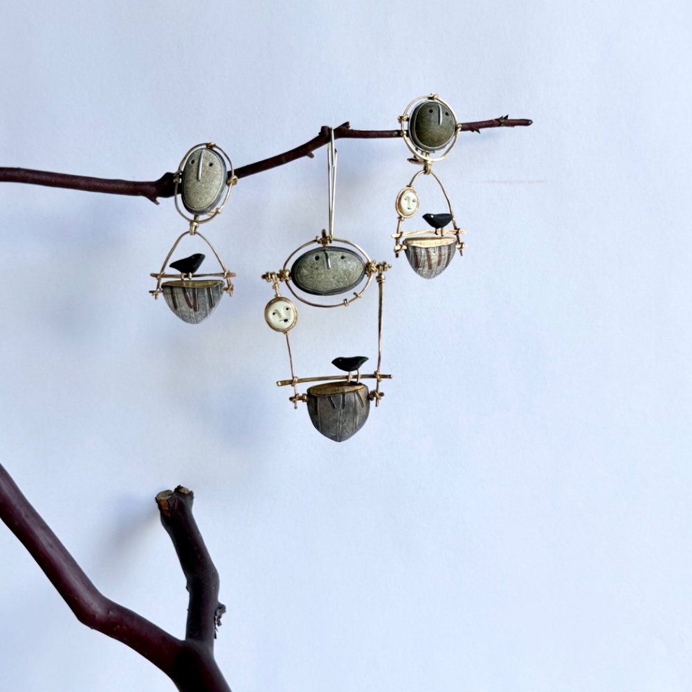 Carolyn Morris Bach Brooch and Earrings Set - Picture 7 of 15